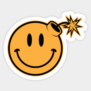 The Happy Bomb Sticker